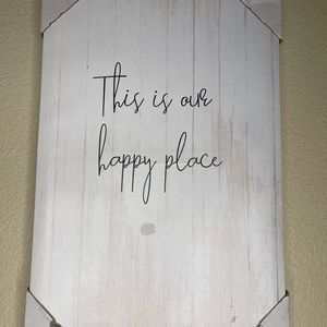 Home Letter Print Canvas